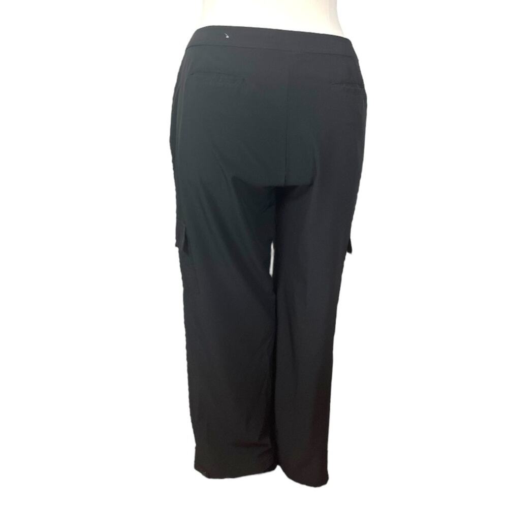 Chico’s Zenergy Black Athletic Cargo Pants Chicos Size 3 Short Women’s Size 16 - Picture 4 of 12